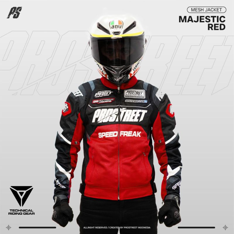 Jaket Merah Prostreet Majestic Red