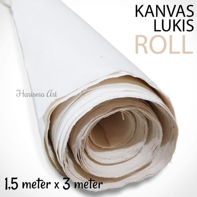 

KODE X42W Kain Kanvas Lukis Roll Korean Quality 15x3 m Kualitas No1