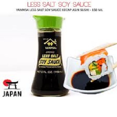 

YAMASA Soy Sauce Naturally Brewed Less Salt-Kecap Asin Original Japan 150ml