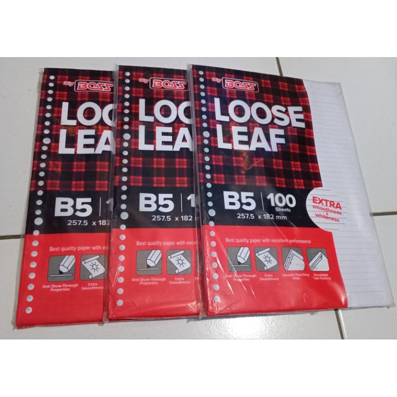 

BIG BOSS KERTAS BINDER B5 100 LEMBAR