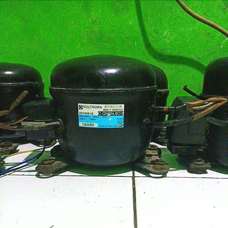 KOMPRESOR KULKAS JUMBO 1/8PK KULTRON CQN65 /60 UNTUK SEMUA MEREK KULKAS 1 PINTU  # COMPRESSOR MESIN 