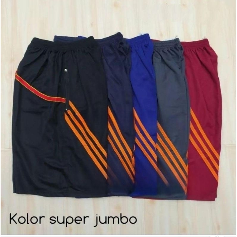 CELANA KOLOR PENDEK PRIA JUMBO BAHAN LOTTO PREMIUM SAKU RESLETING