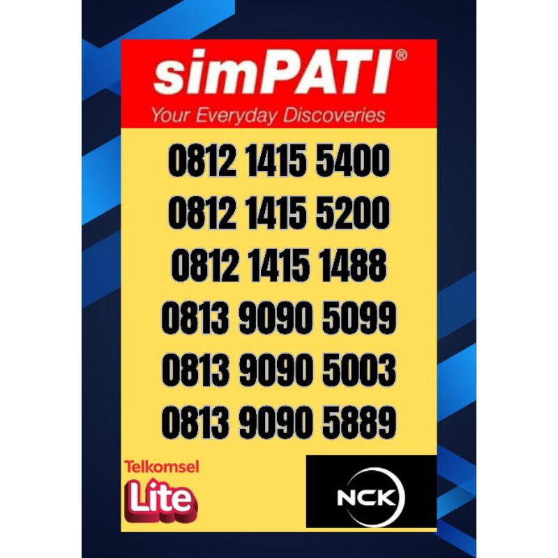 nomer cantik Telkomsel simpati urut ahkir ribuan rapi
