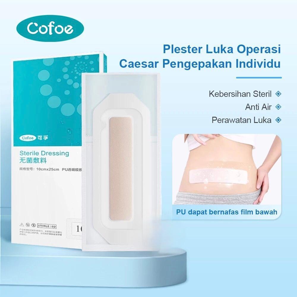 Cofoe Plester Transparan Luka Setelah Operasi Cesar Perban Cesar Anti Air Luka Operasi