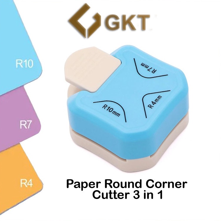 

High Quality Round Corner Cutter R4 3 in 1 R4R7R1 Pemotong Sudut Corner Puncher Rounder Siku Pemotong Ujung Kertas Plastik pembolong kertas