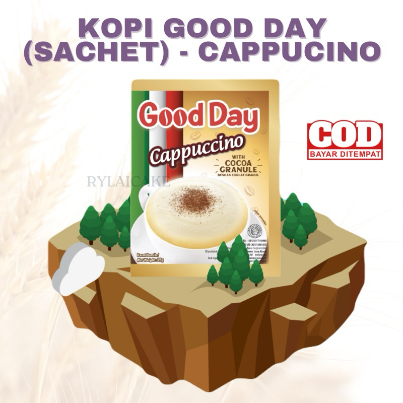 

Good Day Cappucino Coffee ( Sachet ) 1 Renceng / Kopi Goodday / Good day