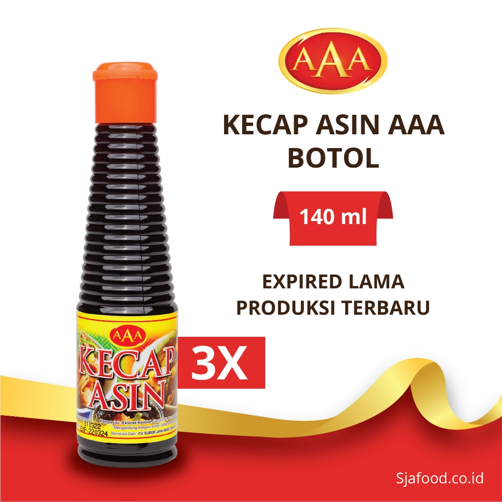 

KECAP ASIN 140 ML ( 3 Botol )