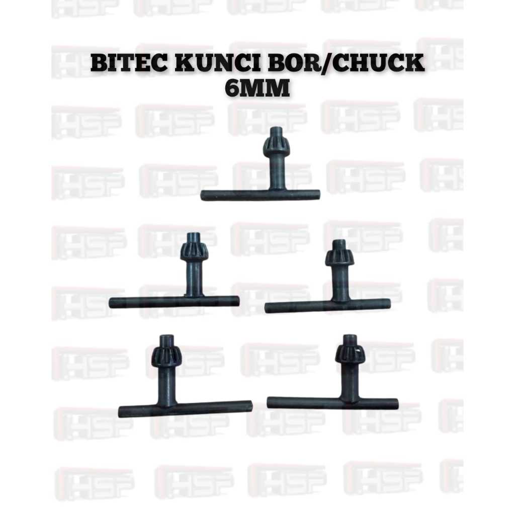 BITEC KUNCI BOR/KUNCI KEPALA BOR/CHUCK 6MM
