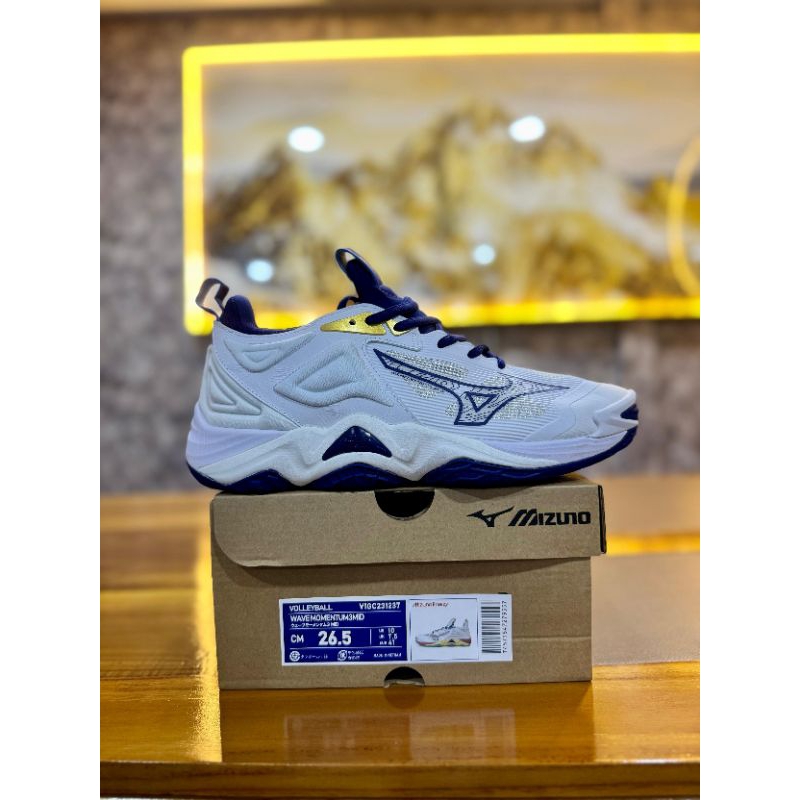 SEPATU VOLLY MIZUNO WAVE MOMENTUM3 MID/SEPATU VOLLY IMPORT/SEPATU VOLLY MIZUNO GRADE ORI