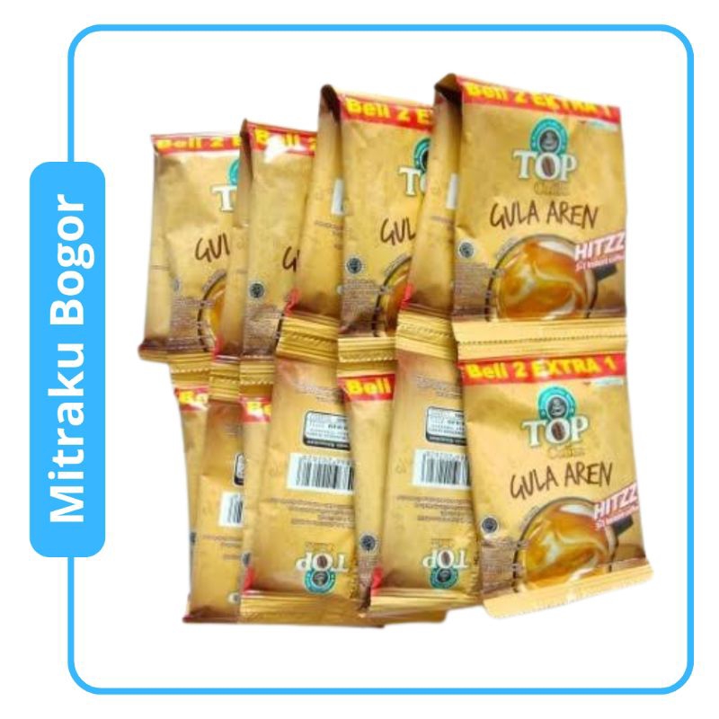 

Top Coffe Susu Gula Aren 1 Renceng isi 12 Sachet