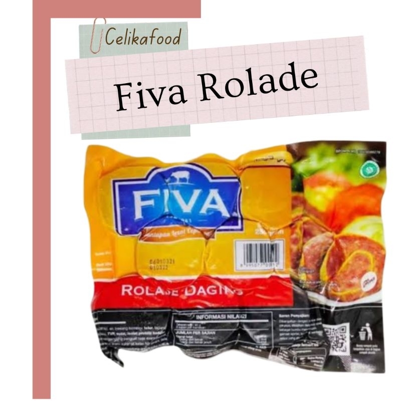 

Fiva Rolade Daging Sapi 250gr Beef Meat Frozen Food