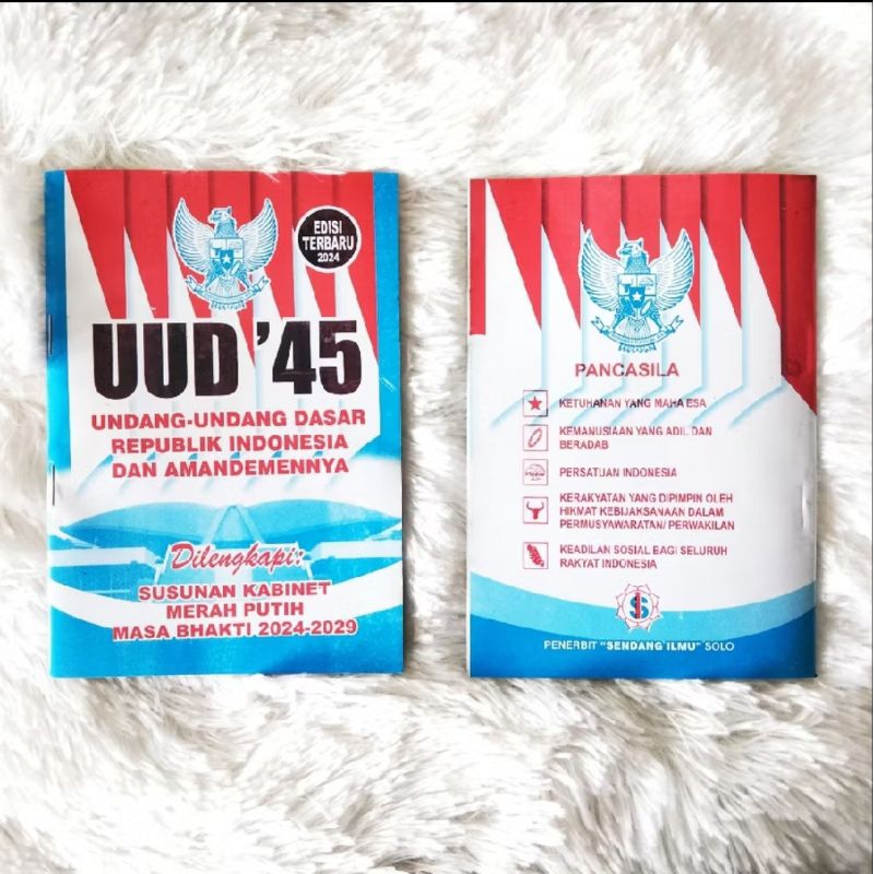 

10 Biji Buku UUD 45 terbaru edisi kabinet merah putih