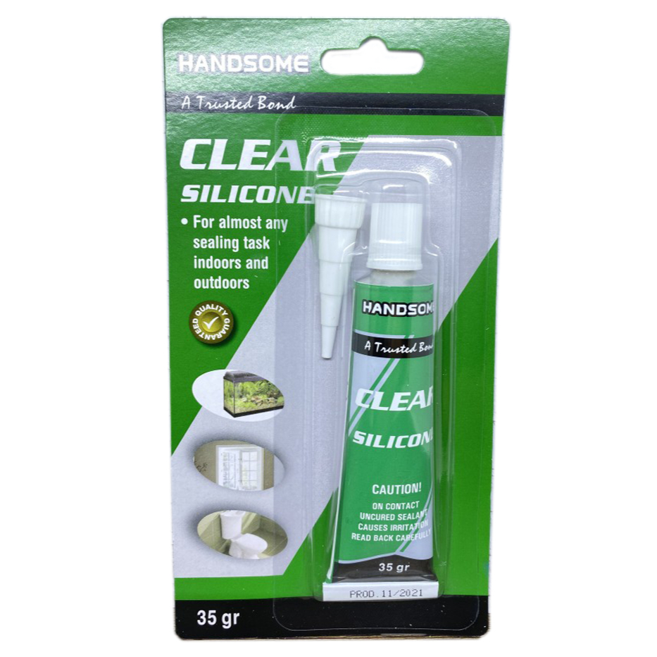 Lem Clear Silicone / Lem Kaca Silikon Bening
