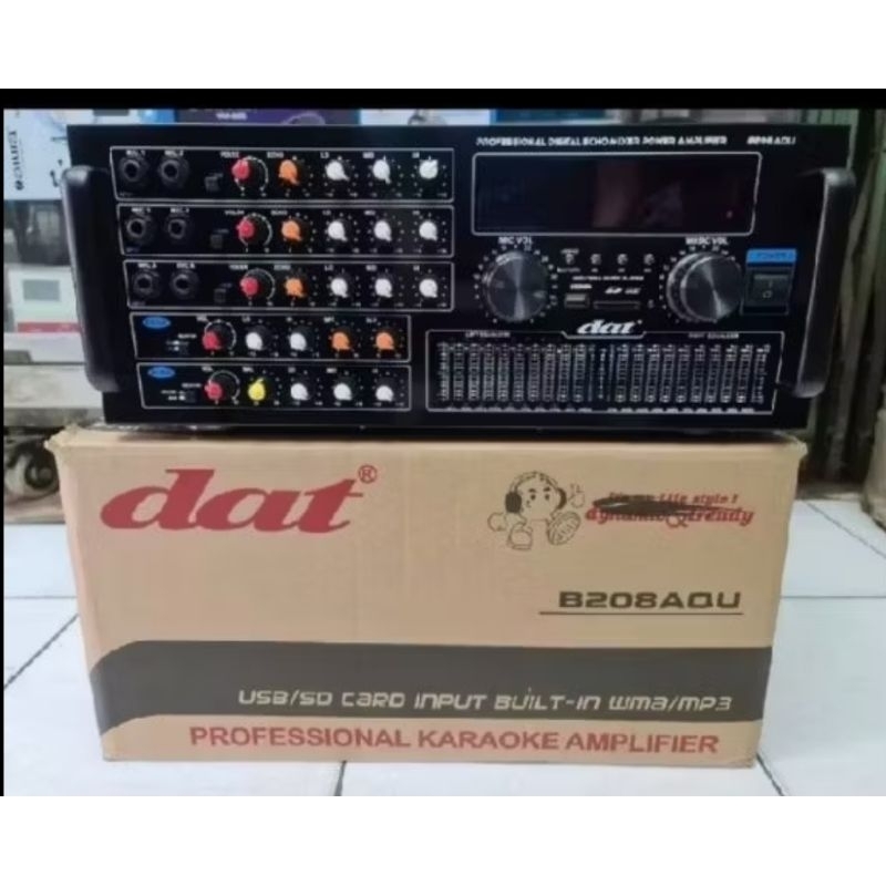 Power Amplifier DAT B208AQU/ B 208 AQU Professional Karaoke B 208AQU