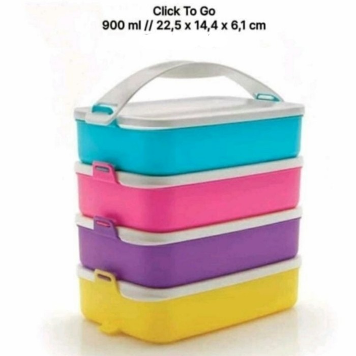 Tupperware Click To Go Rectangular