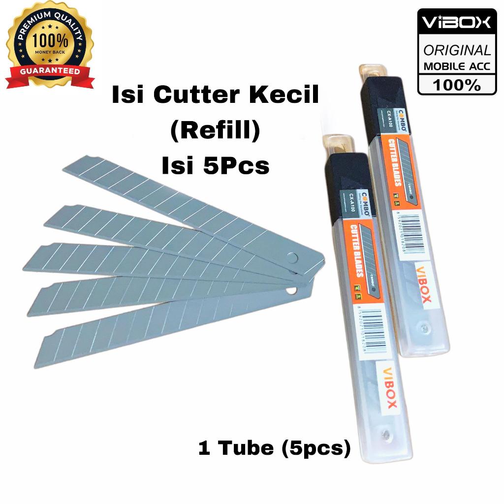 

(1tube isi 5 Cutter Kecil ) CX-A100 Vibox Combo Refill Cuter Blade Pisau Pemotong Original Super Tajam [SEN]