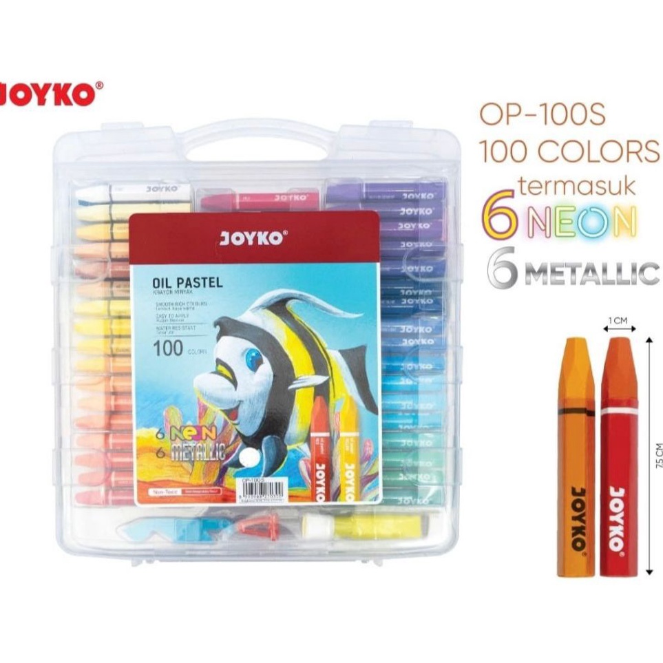 

KODE S92O Krayon Minyak OP55s OP72S Joyko Crayon Oil Pastel