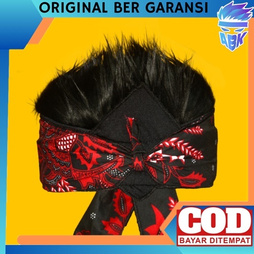 wik rambut pria gondrong Original ABK blangkon jawa