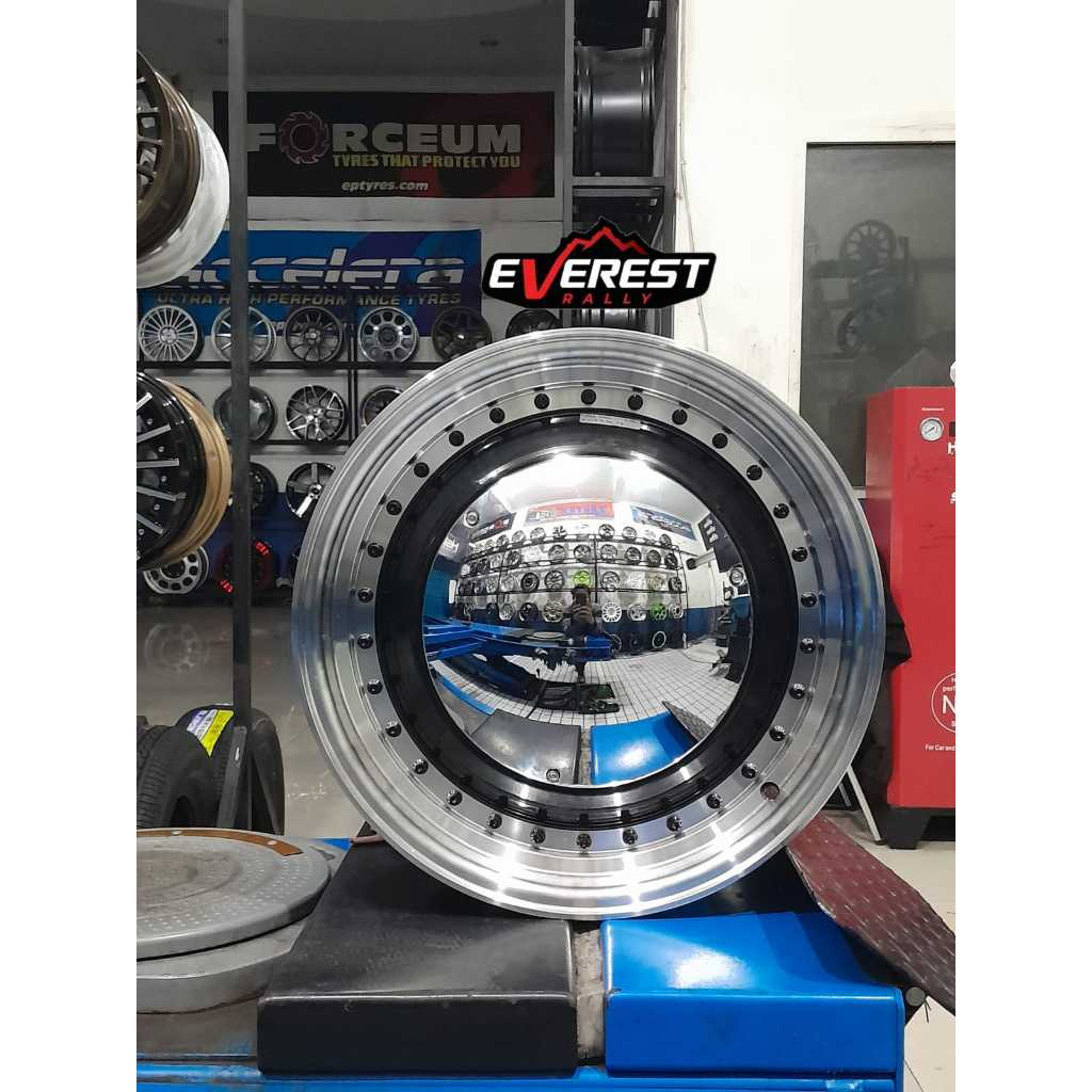 Velg Mobil Golf Polo Mercy Luxio Granmax Ring 17 lebar 7,5 HSR MIRROR Pelek retro r17