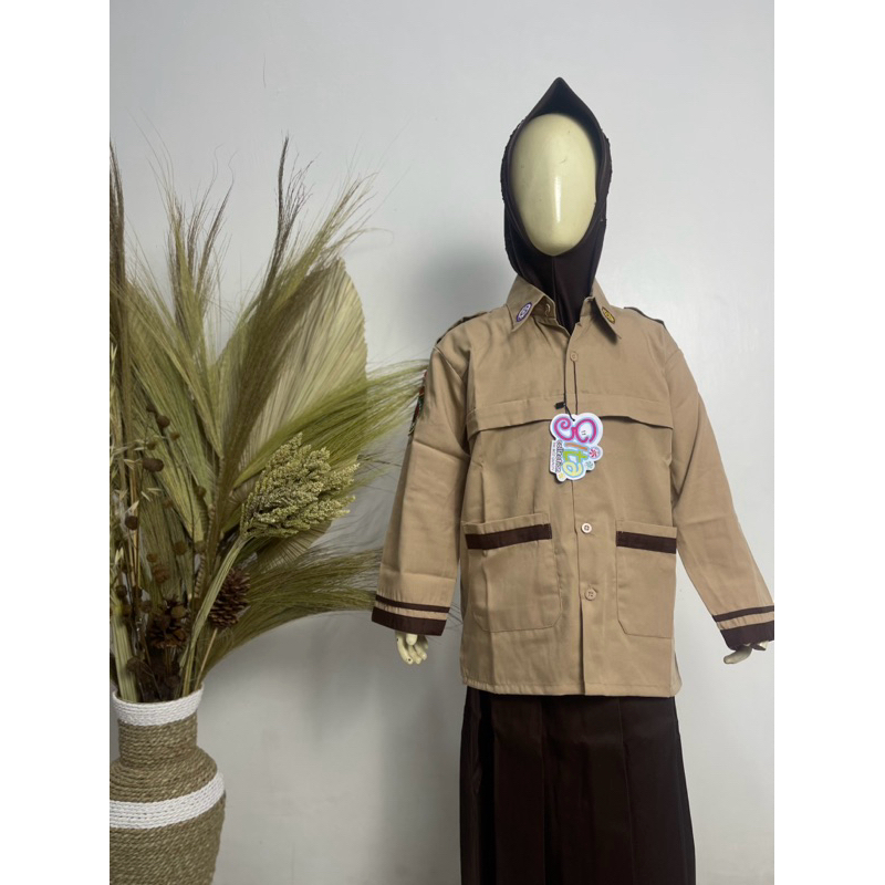 BAJU PRAMUKA SIAGA SD/MI LENGAN PANJANG Kelas (1, 2, 3, 4)