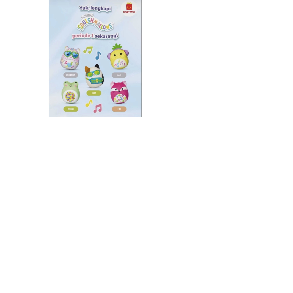 Happy Meal Mcd Mcdonalds Squishmallows