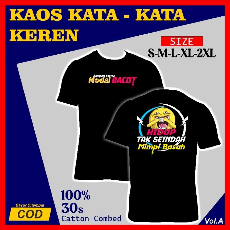 Kaos kata kata keren,kaos kata kata viral
