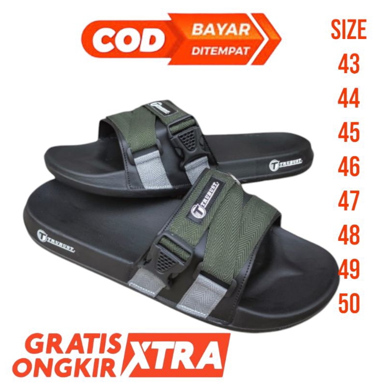 SANDAL SLOP TRUBUST PRIA JUMBO TERBARU SIZE 43 - 50