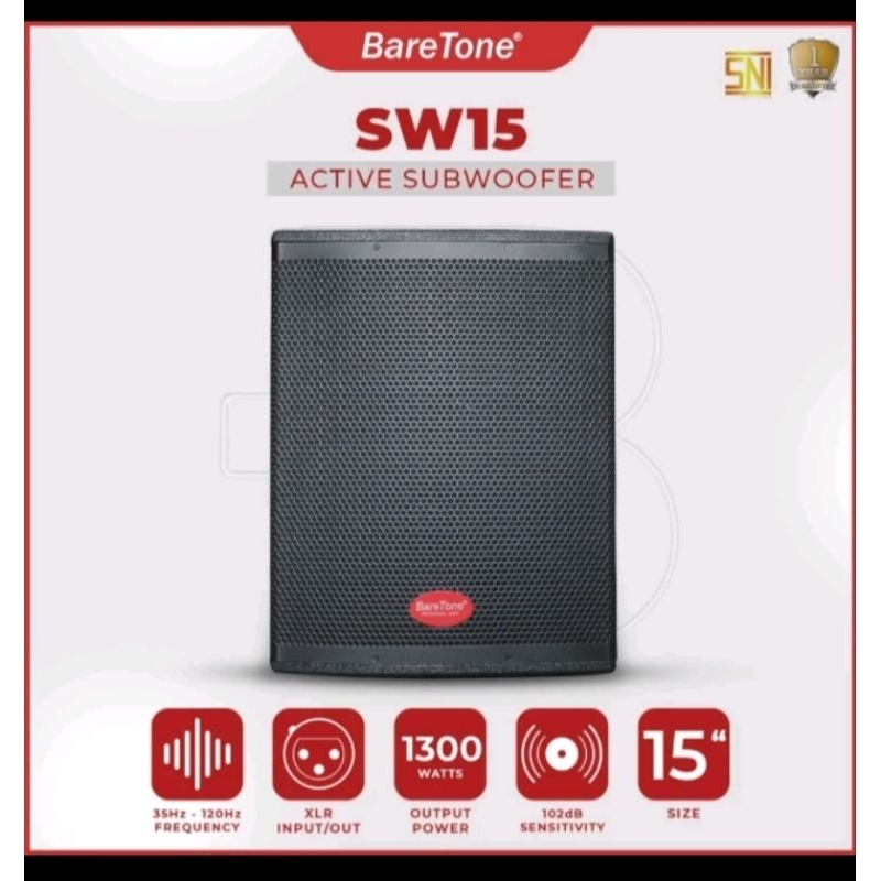 Speaker Subwoofer SW15 Baretone 15inch