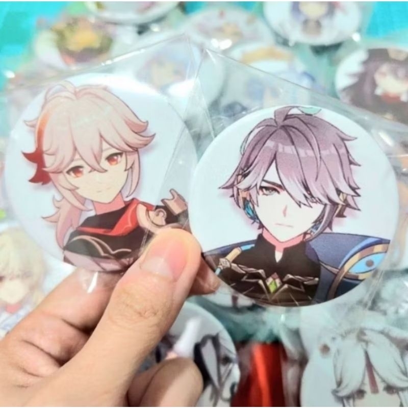 [Pt. 3] Genshin Impact - Pin Up Button / Pin Peniti Unofficial 44mm/ 58mm [Profile Picture Character