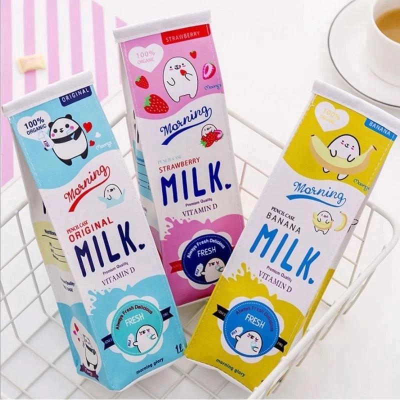 

Tempat Pensil Unik Bentuk Kotak Susu / Kotak Pensil Susu / Kotak Pensil Aesthetic Lucu