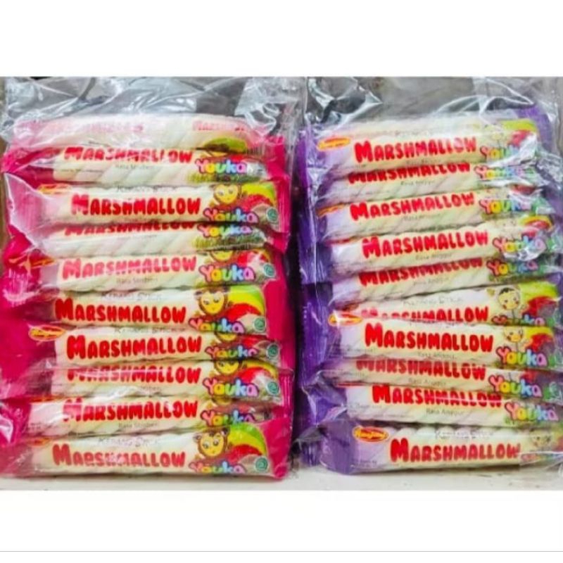 

RANJANI YOUKA MARSHMALLOW KEPANG 1 PAK ISI 20 PCS