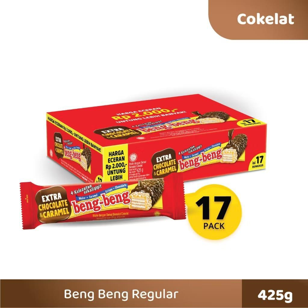 

Beng Beng Wafer 1 Pak Box 17 Pcs 25g 25gr 25 gr gr gram BengBeng Beng-Beng Baru Besar