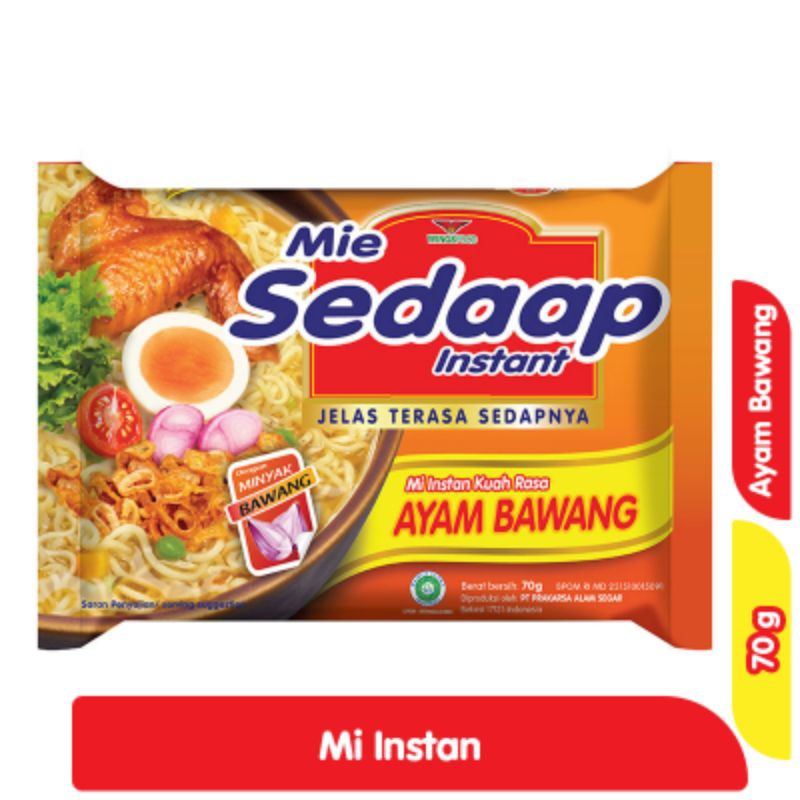 

Sedaap Mi Instan Ayam Bawang 70 gr