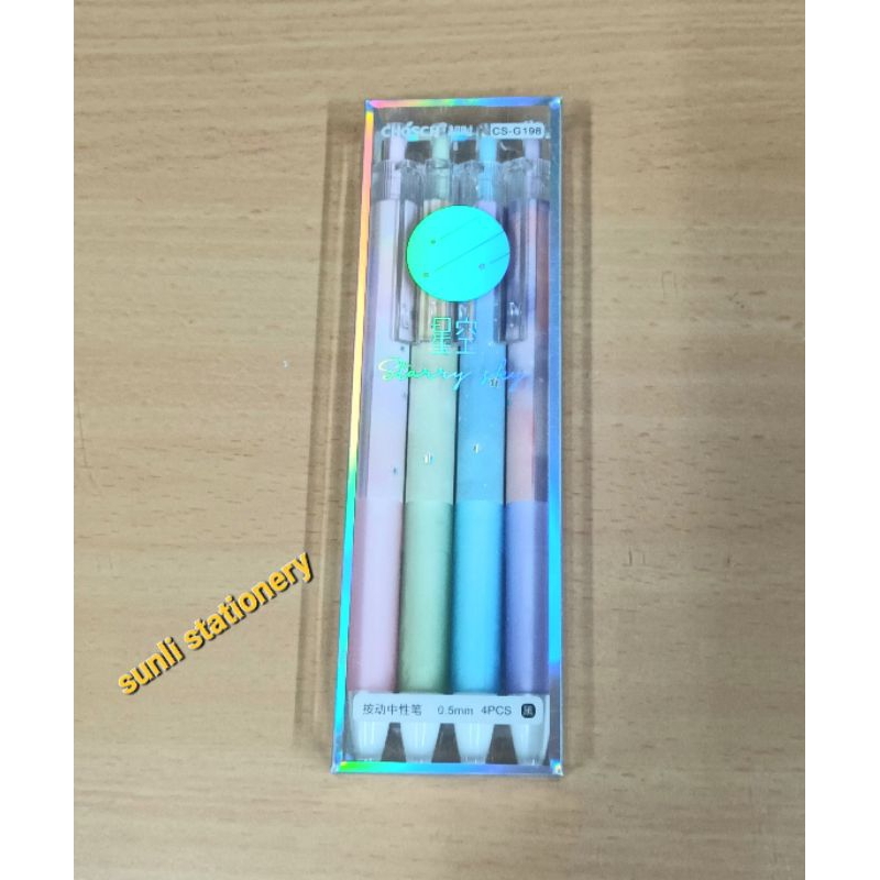 

PULPEN GEL.CETAK CETEK/GELPEN HITAM CHOSCH CS-G198