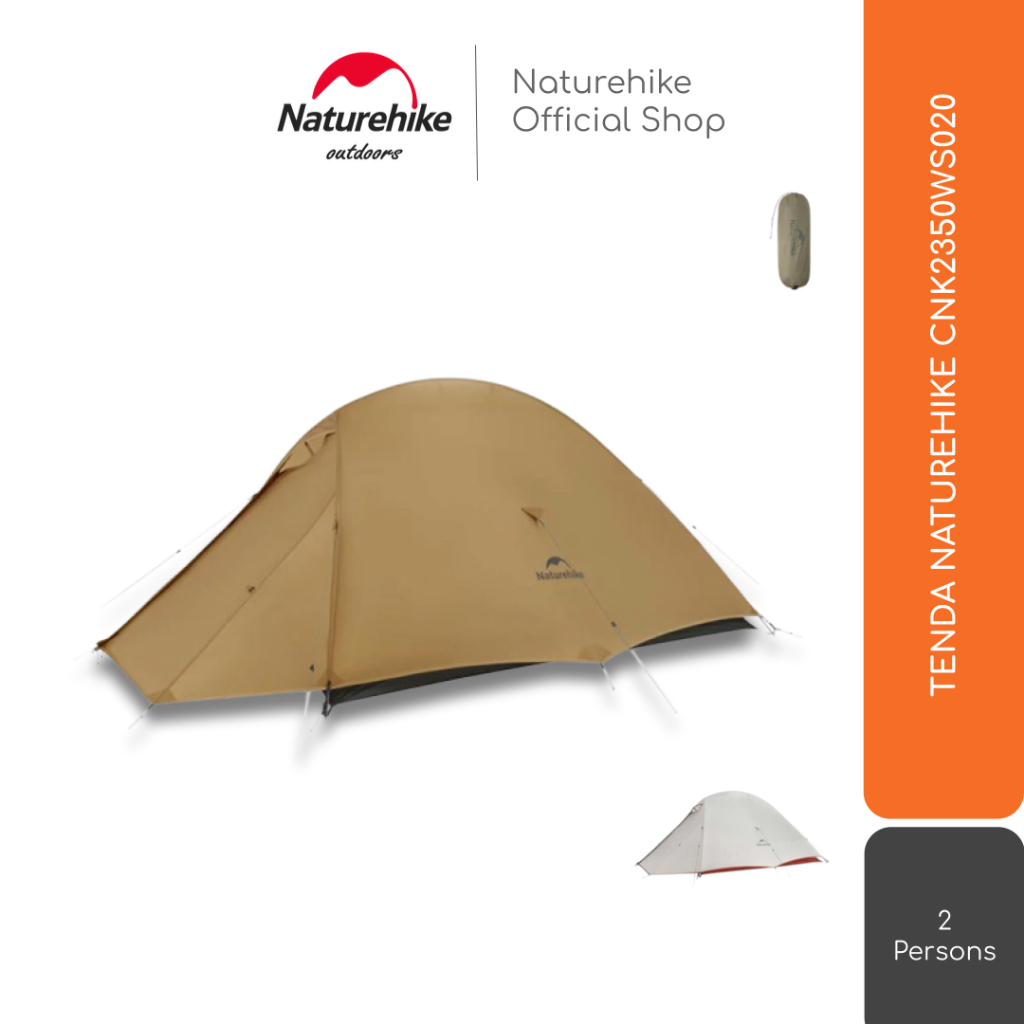 TENDA HIKING NATUREHIKE CLOUD UP PRO SERIES 1 2 3 ORANG ULTRALIGHT CAMPING CNK2350WS020