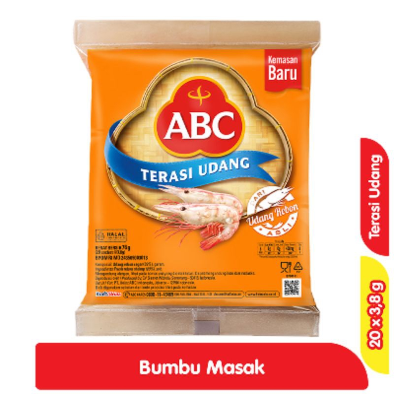 

ABC Terasi Udang isi 20 x 3.8 gr