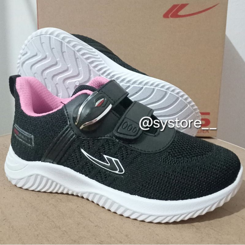 SEPATU ANAK CEWE MAGNET SEPATU ANAK PEREMPUAN NEW ERA MAGNET HITAM PINK FUSHIA 29-32