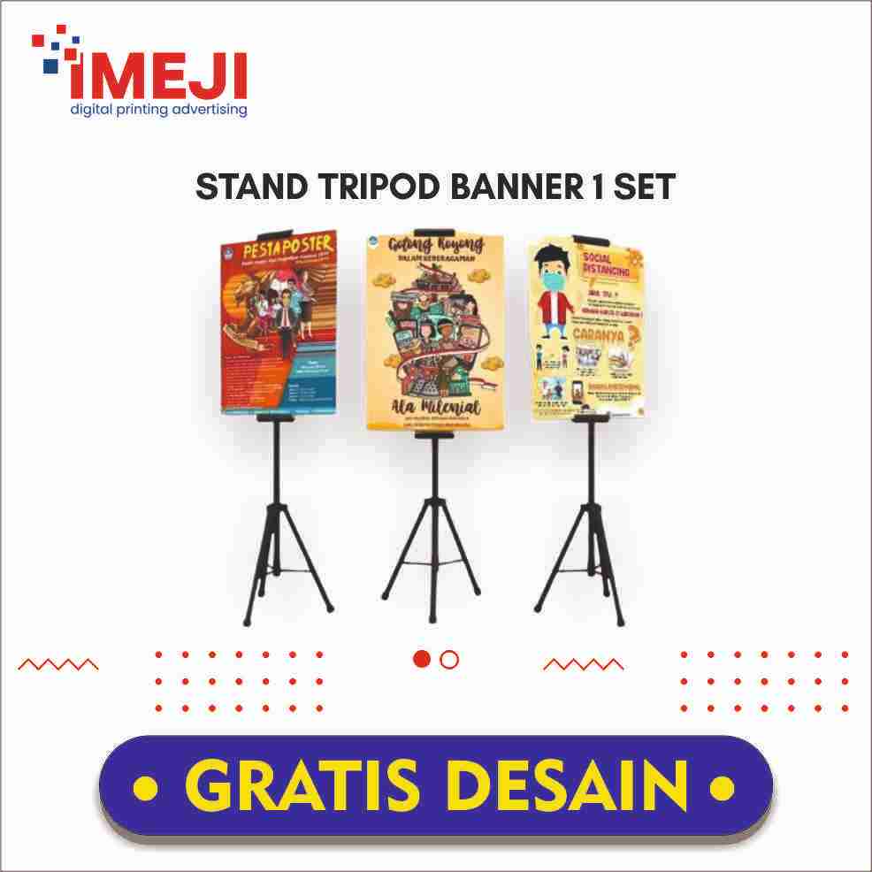 STAND TRIPOD BANNER // BANNER IMPRABOARD // IMPRABOARD 2MM // BANNER MURAH // TRIPOD BANNER