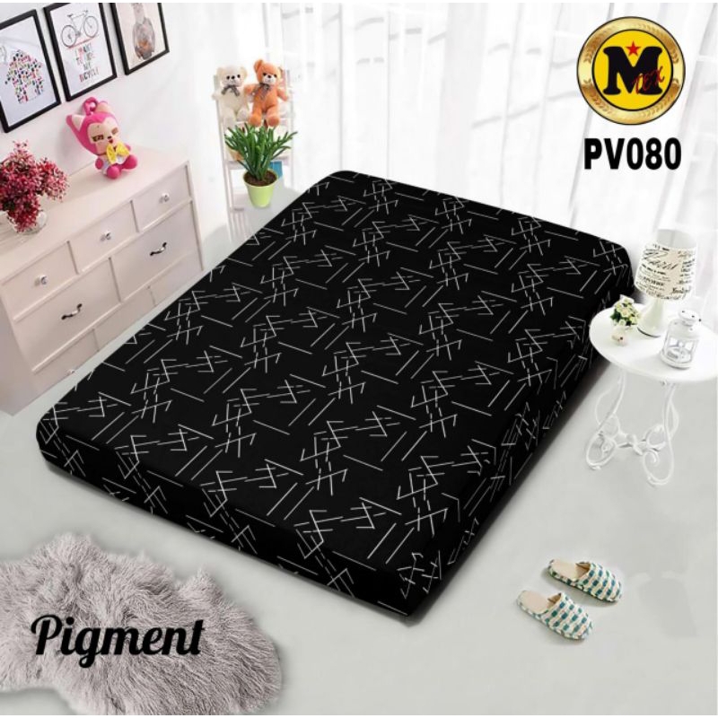 KaqaHome [COD Free Ongkir] Sarung Kasur Busa Resleting New Motif Flowers, Dewasa & kartun size