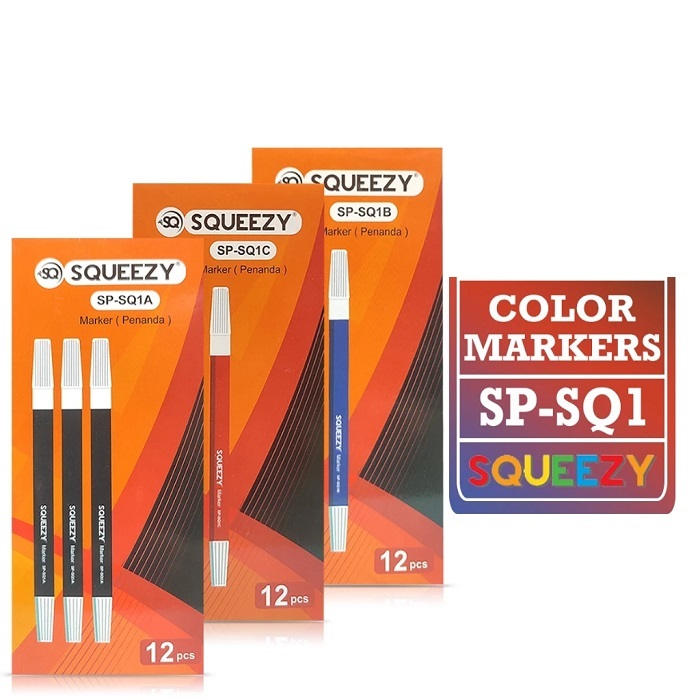 

Spidol Kecil Marker Squeezy SP-SQ1A - Satuan