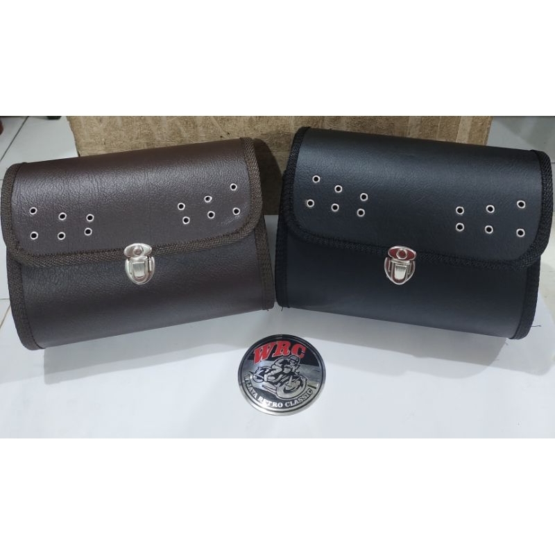 Tas Samping Sidebag Side Bag Motor Sepeda Klasik Custom Harga per satuan
