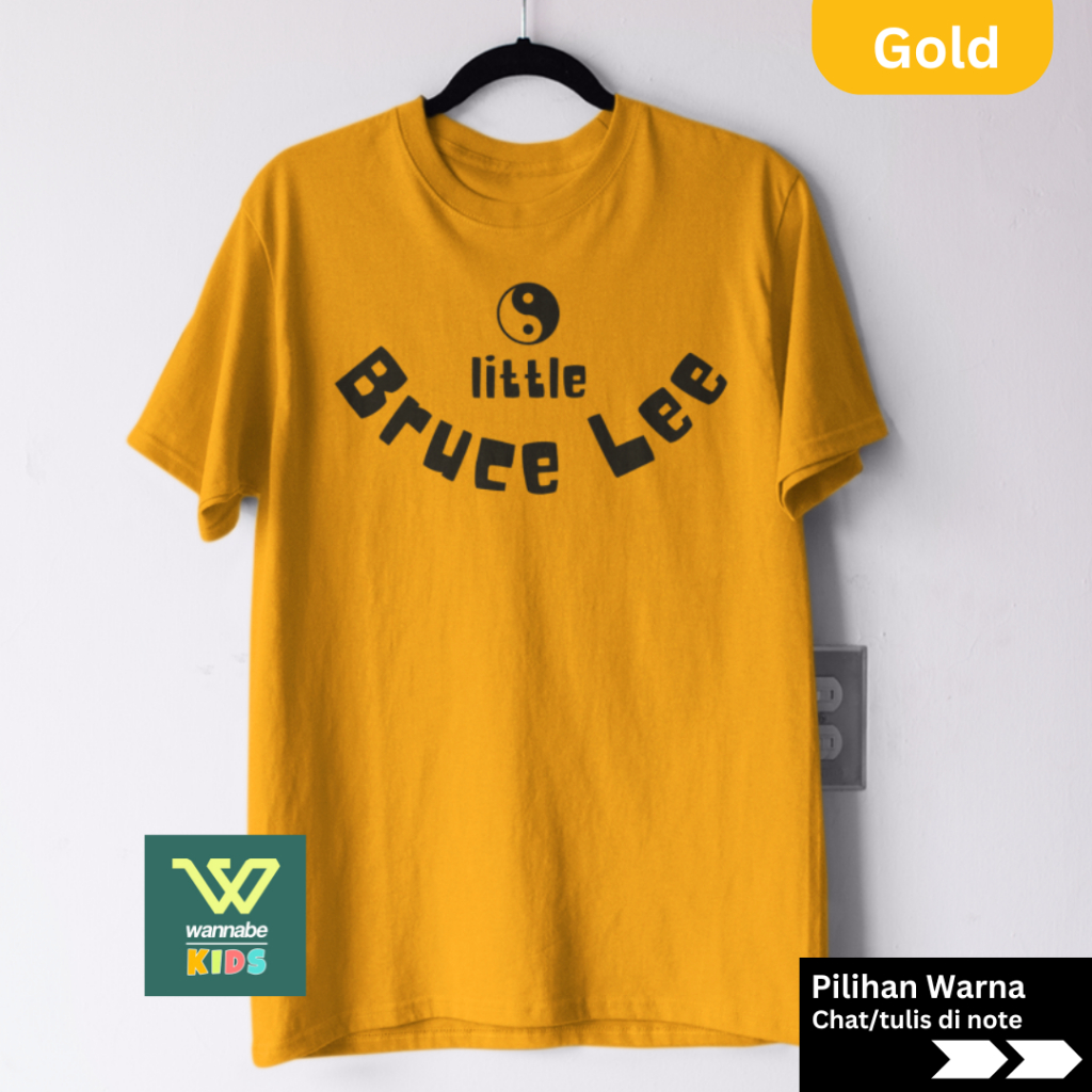 KAOS DEWASA DAN ANAK TOKOH BRUCE LEE KAOS BIGSIZE JUMBO BAJU ANAK 2 - 13 TAHUN PREMIUM