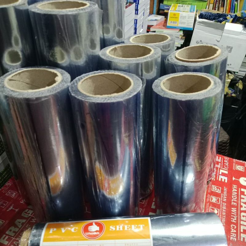 

Sampul Buku Plastik Mika Bening Ukuran 27cm 30cm 34cm Panjang 45 Meter