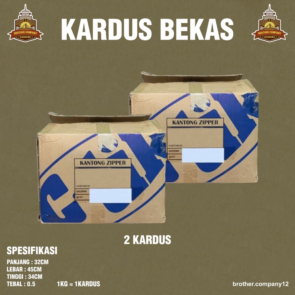 

(ISI 2PCS KARDUS) Kardus Besar ukuran 32x45 Kardus Pindahan Kardus Bekas Kardus Jumbo Dus Besar Dus Bekas