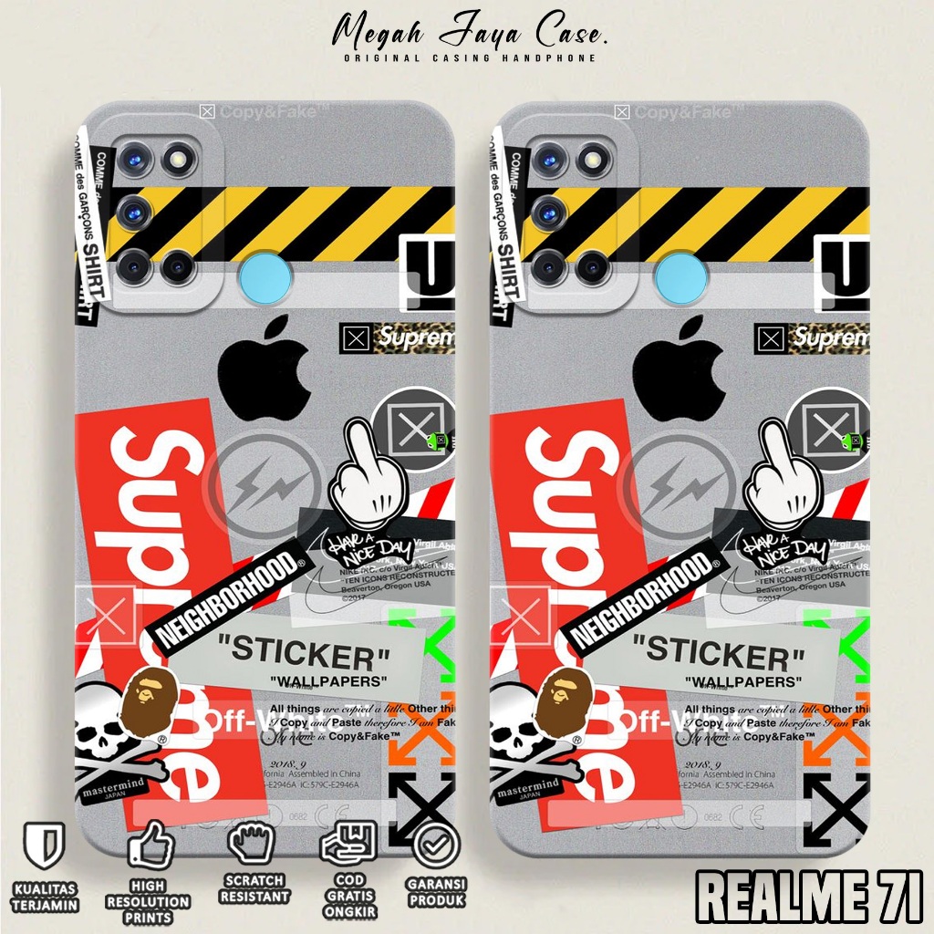 Case REALME 7i - Casing REALME 7i Motif BA - Softcase Hp REALME 7i - Kondom Hp - Pelindung Hp - Soft