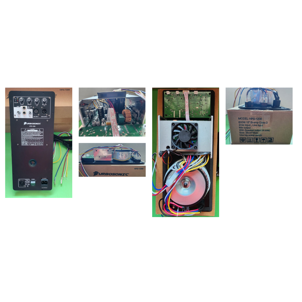 (JUAL 1 BUAH) Speaker aktif turbosonic 15 inch 15D + EON1200 DSP / HPD1200 / HP1000 DSP / HP1000 + PRO600 + CD441