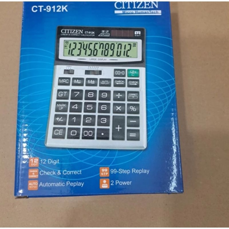 

KALKULATOR DAGANG 12 DIGIT CT 912