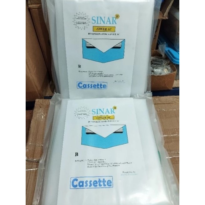 Plastik Cuci AC 5pk utk AC Cassete - Plastik cuci AC besar cassette