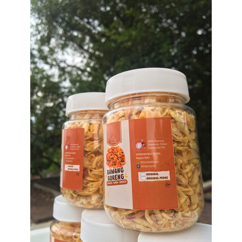 

Bawang goreng sumenep - Bawang premium 100% tanpa campuran