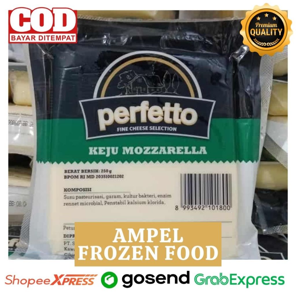 

Perfetto Keju Mozzarella MURAH 250gr